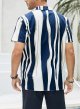 Men's Casual Button Down Hawaiian Shirt Short Sleeves Floral Beach Shirts with Pockets